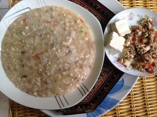 1428635054-10609576_1564526907133610_116957875405663262_n Nhật ký ăn dặm: Cháo cua đồng đậu phụ sốt hành hoa - 3