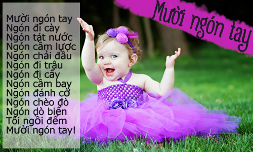 9 bài đồng dao tuyệt hay rèn trí thông minh cho bé - 1