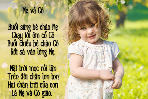 Thơ hay cho con líu lo cả ngày - 1