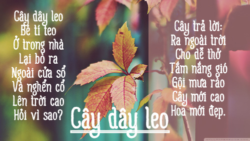 Thơ hay cho con líu lo cả ngày - 4