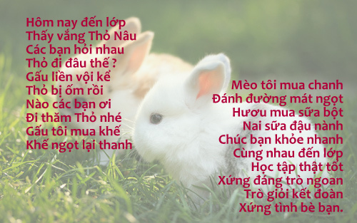 Thơ hay cho con líu lo cả ngày - 6